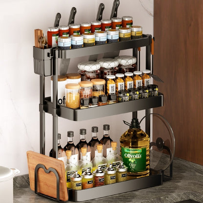 Kitchen Rack For Seasoning Multi-layer Storage Kitchen Supplies