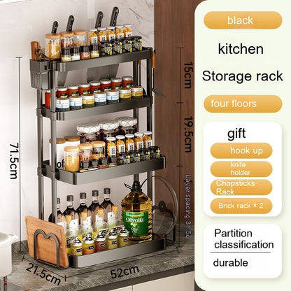 Kitchen Rack For Seasoning Multi-layer Storage Kitchen Supplies