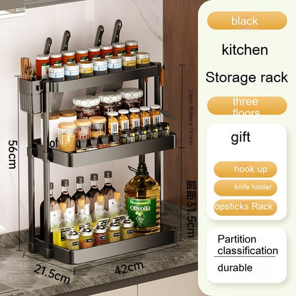 Kitchen Rack For Seasoning Multi-layer Storage Kitchen Supplies