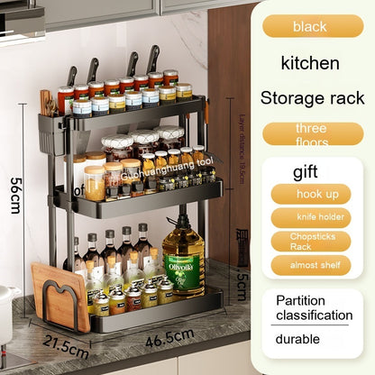 Kitchen Rack For Seasoning Multi-layer Storage Kitchen Supplies