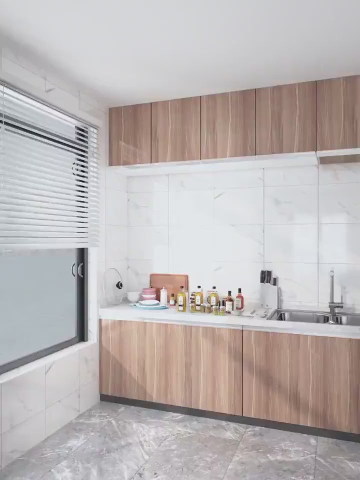 Stainless Steel Kitchen Wall